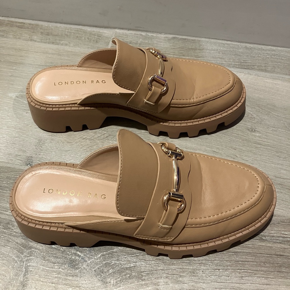 Tan Women's Loafers (size 7) - worn one time out of the house